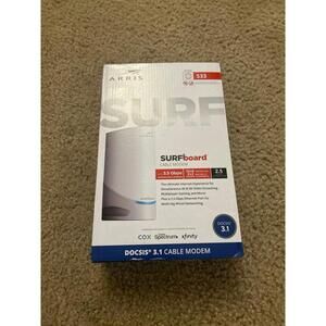 ARRIS S33 SURFboard DOCSIS 3.1 Multi-Gigabit Cable Modem 2.5 Gbps Ethernet Port
